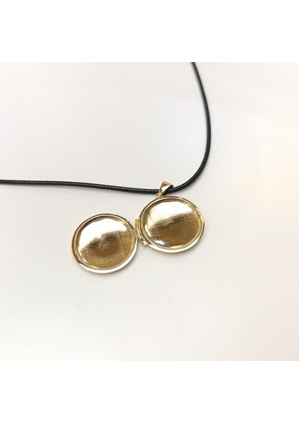 ?mm Açılır Yuvalak Resim Kutusu Kolye 14 Ayar Altın Hd Videolu fırsatları