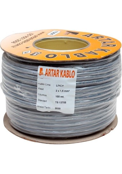 2x1.5 mm Liycy 100 Metre Bakır Hoparlör Kablosu modelleri