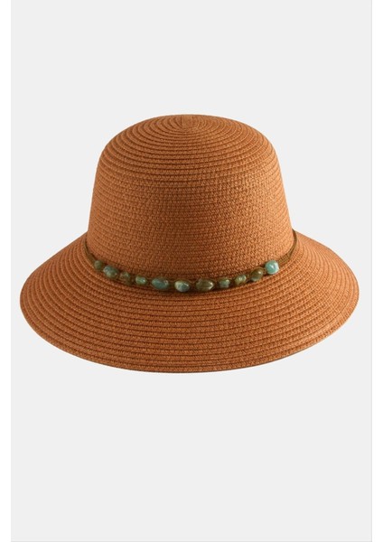 Nrzsnt Akik Doğaltaşlı Hasır Şapka-Kiremit fiyatları