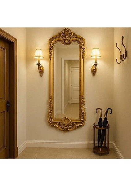 Dekoratif Varaklı Boy Aynası modelleri