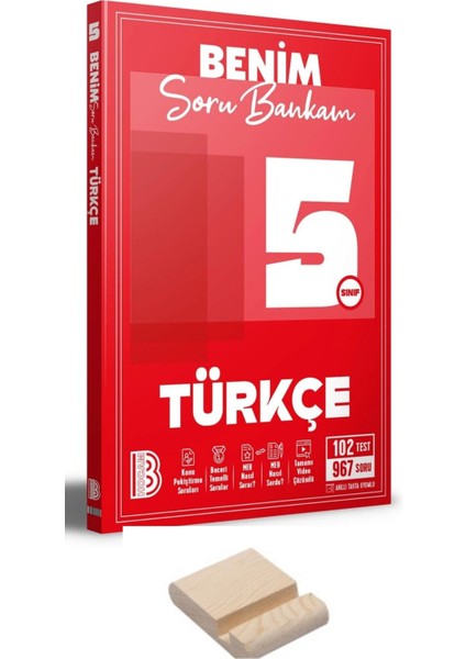 Benim Hocam 5. Sınıf Türkçe Soru Bankası + Telefon Standı