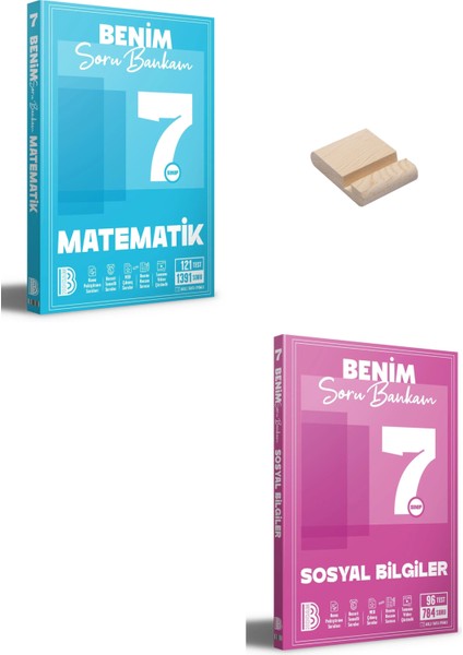 Benim Hocam 7. Sınıf Matematik ve Sosyal Bilgiler Soru Bankası + Telefon Standı