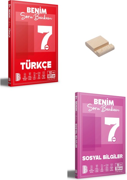 Benim Hocam 7. Sınıf Türkçe ve Sosyal Bilgiler Soru Bankası + Telefon Standı