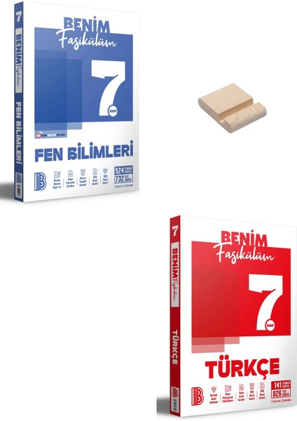 Benim Hocam 7. Sınıf Fen Bilimleri ve Türkçe Fasikülleri + Telefon Standı