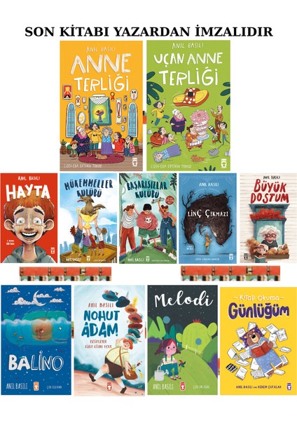 Uçan Anne Terliği(Imzalıdır), Anne Terliği, Nohut Adam, Mükemmeller Kulübü, Başarısızlar KULÜ(11KİTAP)