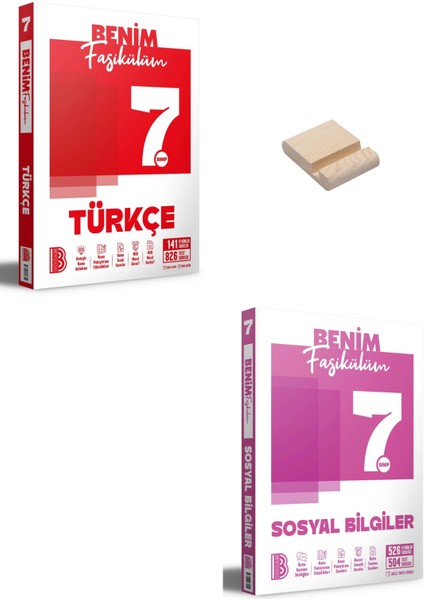 Benim Hocam 7. Sınıf Türkçe ve Sosyal Fasikülleri + Telefon Standı