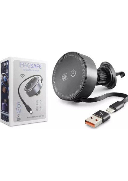 ⚡ Subzero HR69 15W Magsafe Şarj Telefon Tutacağı | Manyetik Araç Içi Hızlı Şarj Desteği fiyatları