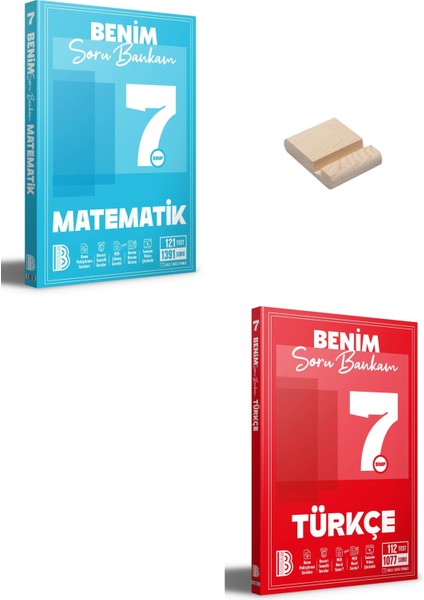 Benim Hocam 7. Sınıf Matematik ve Türkçe Soru Bankası + Telefon Standı