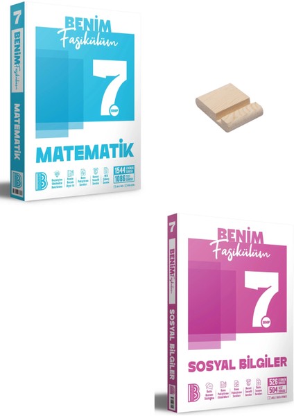 Benim Hocam 7. Sınıf Matematik ve Sosyal Bilgiler Fasikülleri + Telefon Standı