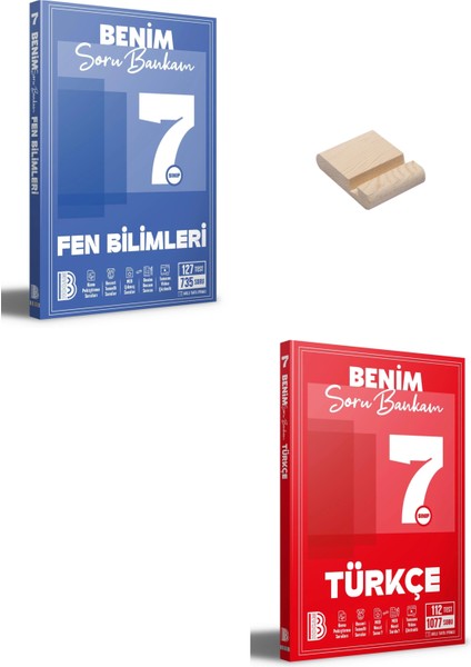 Benim Hocam 7. Sınıf Fen Bilimleri ve Türkçe Soru Bankası + Telefon Standı