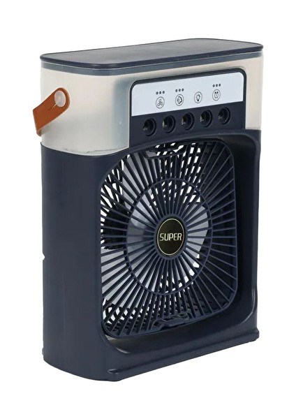 JY02 Taşınabilir Hava Nemlendirici Fan JY02 Mavi