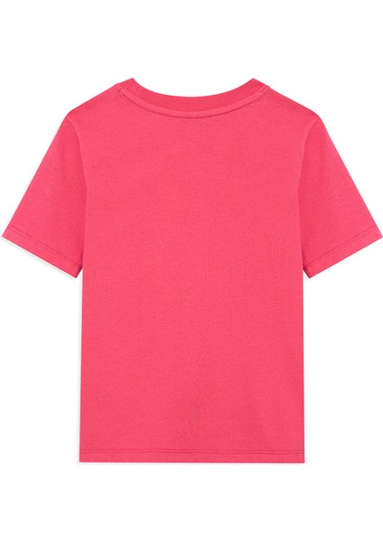 Mavi Logo Baskılı Pembe Tişört 7610109-71088