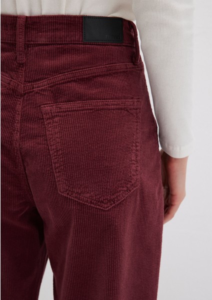 Laura Bordo Kadife Pantolon 101153-85728