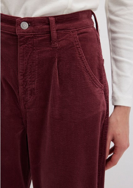 Laura Bordo Kadife Pantolon 101153-85728