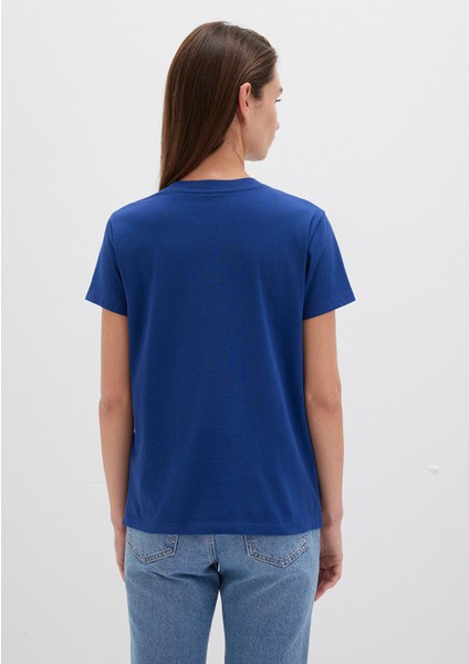 İstanbul Baskılı Mavi Tişört 1612111-70722