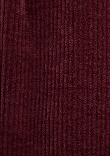 Laura Bordo Kadife Pantolon 101153-85728