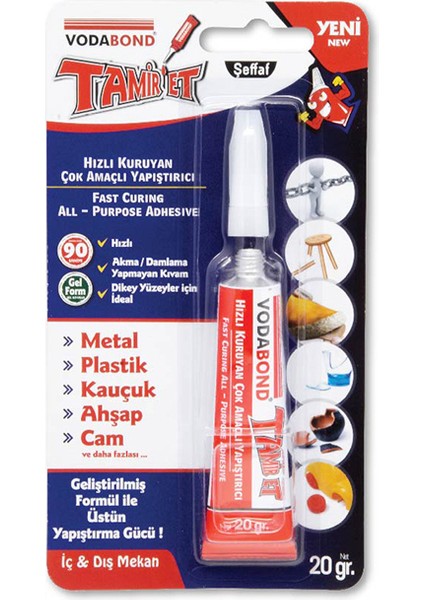 Tamir Jeli 20G Şeffaf 90 fiyatları