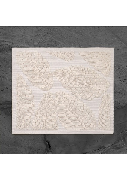 Soft Big Barg 2'li Banyo Paspası - Ekru - 60X100 cm + 50X60 cm modelleri