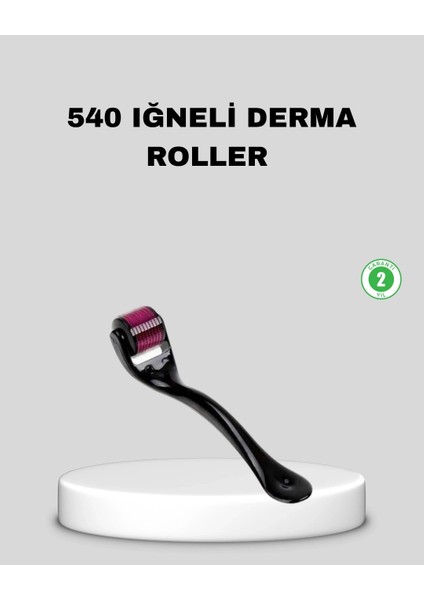 Buğz Derma Roller Titanyum Iğneli Cilt Yenileyici – Akne ve Kırışıklık Karşıtı