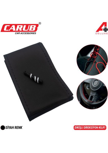 Direksiyon Kılıfı Iğneli Delüx Siyah Dikişli fiyatları