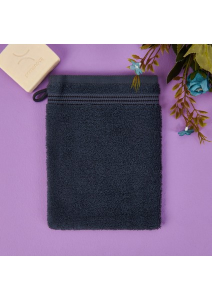 Soft Kadife Banyo Havlusu - Gri - 70X140 cm