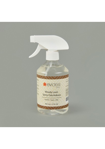 Deco Woody Love Sprey Oda Kokusu - Şeffaf - 500 ml