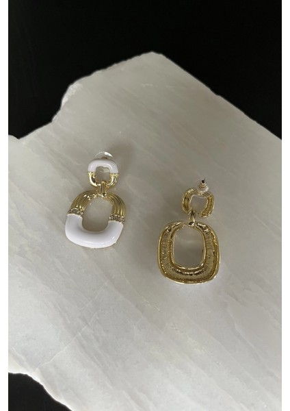 Taş Işlemeli Mineli Küpe modelleri