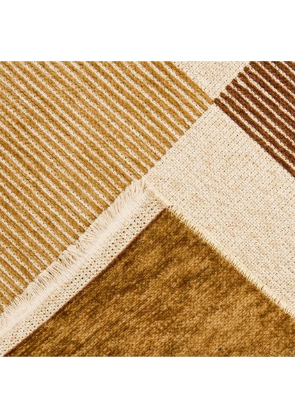 Soft Nestory Reony Halı - Kahverengi - 80X150 cm modelleri