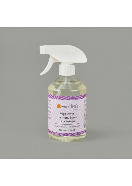 Deco Mig Flower Harmony Sprey Oda Kokusu - Şeffaf - 500 ml