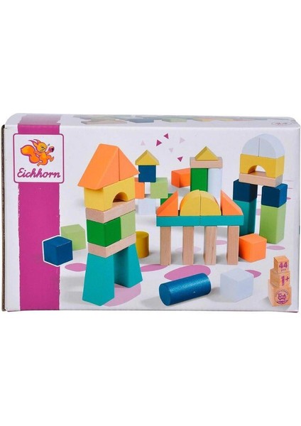 Ahşap Bloklar Yapı Inşa Seti Çoklu Ahşap Bloklar 44 Parça fiyatları