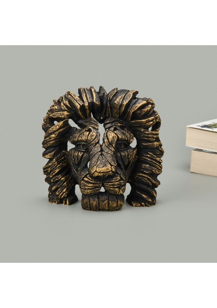 Deco Leone Dekor - Gold / Siyah - 14,5 cm