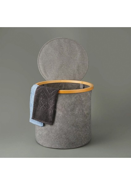 Kapaklı Katlanabilir Yuvarlak Sepet fiyatları