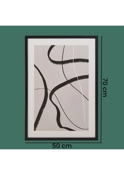 Deco Elegant Curves Tablo - 50X70 cm modelleri