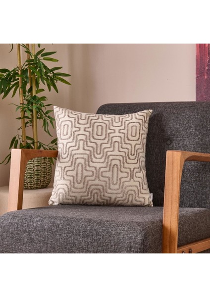 Soft Hugis Kırlent - Bej - 43X43 cm