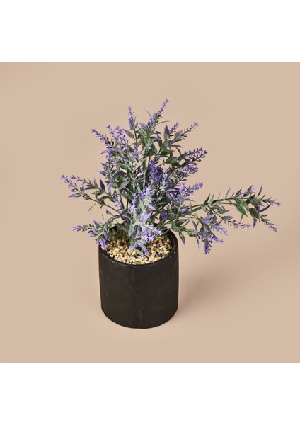 Lavanta Saksılı Yapay Çiçek - Mor - 29 cm fiyatları