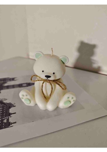Sevimli Dekoratif Ayı Mum modelleri