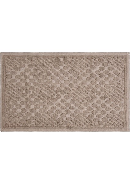 Soft Kağan 2'li Banyo Paspası - Bej - 60X100 cm + 50X60 cm