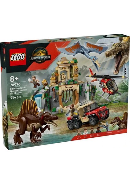 LEGO Jurassic World Spinosaurus ve Quetzalcoatlus Hava Görevi 76976 indirimleri