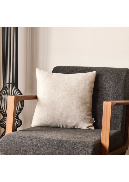 Soft Emas Kırlent - Ekru - 45X45 cm