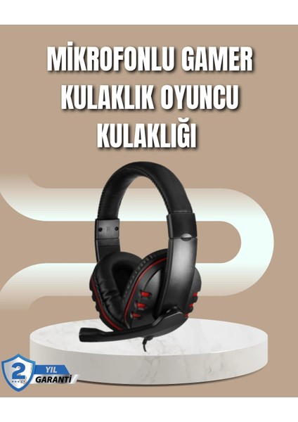 Buğz Mikrofonlu Oyun Kulaklığı – Mavi Işıklı, Uzun Süre Konforlu Kullanım