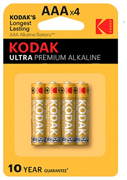 Ultra Premium Alkalin Ince Pil 4'lü