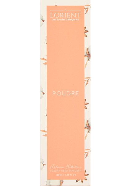 Poudre Luxury Çubuklu Oda Kokusu - Şeffaf - 100 ml