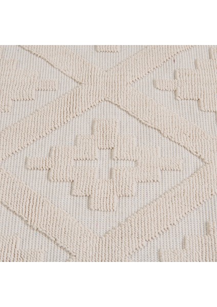 Soft Nil 2'li Banyo Paspası - Ekru - 60X100 cm + 50X60 cm modelleri