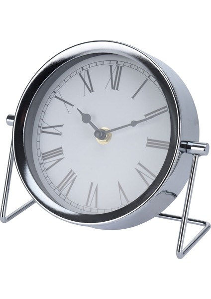 Dekoratif Metal Masa Saati - Gri modelleri
