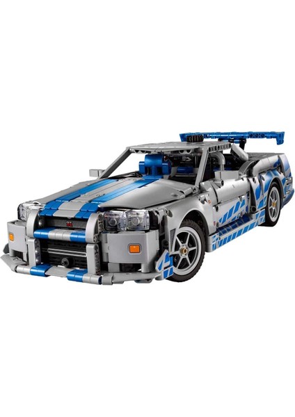 LEGO Technic Daha Hızlı Daha Öfkeli Nissan Skyline Gt-R (R34) Araba 42210
