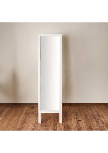 Deco Ahşap Boy Aynası - Beyaz - 160X45 cm fiyatları