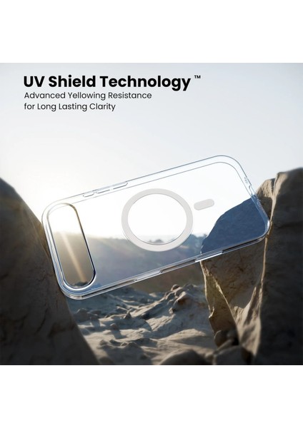 Apple iPhone 17 Air Kılıf Sararmaz Slim Magsafe Kablosuz Şarj Uyumlu Manyetik Sert Şeffaf Kapak fiyatları