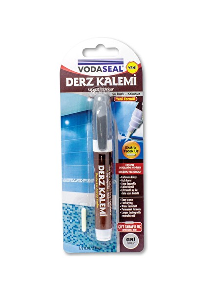 Derz Kalemi Gri 1 Adet Yedek