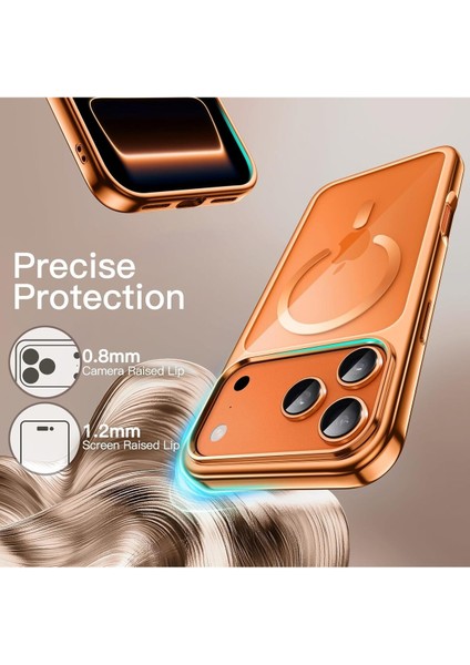 Apple iPhone 17 Pro Kılıf Kamera Çevresi Korumalı Renkli Magsafe Şarj Uyumlu Şeffaf Silikon fırsatları