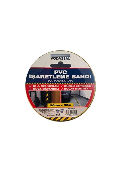 Pvc Işaretleme Bandı 50MMX30M